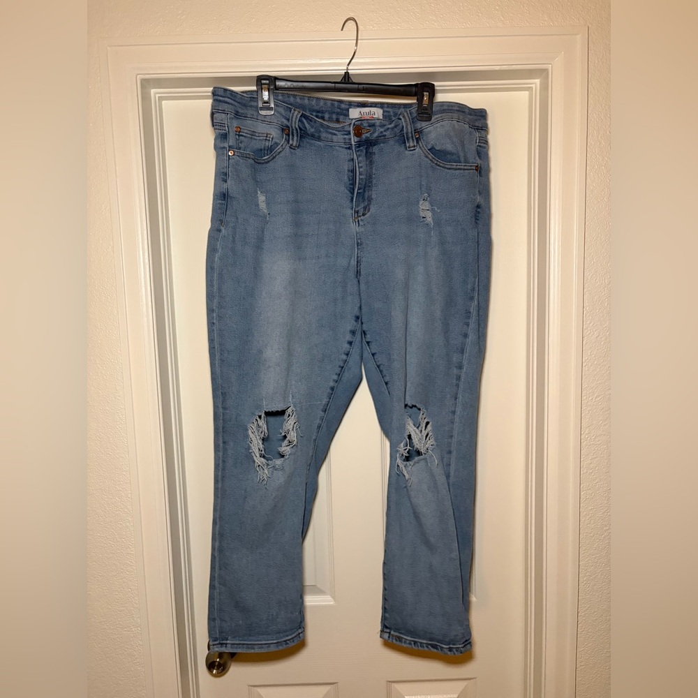 Altar’d State (ARULA) High Waist Straight Leg Jeans
